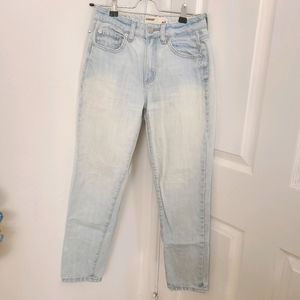 Garage Light Wash Mom Jeans